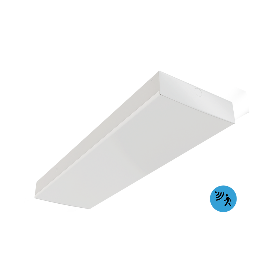 Reno Helios - 2FT WRAP AROUND FIXTURE with Integrated Microwave Sensor - Selectable Wattage 12/15/18/22W - Selectable CCT 3500/4000/5000K - 120-347V - W... | RENO-HWR2-DV-MW-MCCT-MS