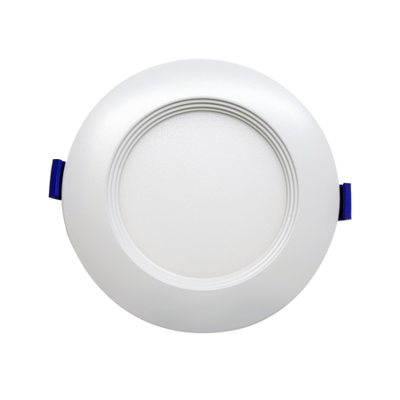 Product Display Visual of the SKU: RENO-4-S12W-MCCT-BF-WH for Marketing of theReno 4" Baffle Trim Slim Recessed Downlight 

12W | Selectable CCT 27/30/35/40/5000K | 120V | White Finish | RENO-4-S12W-MCCT-BF-WH