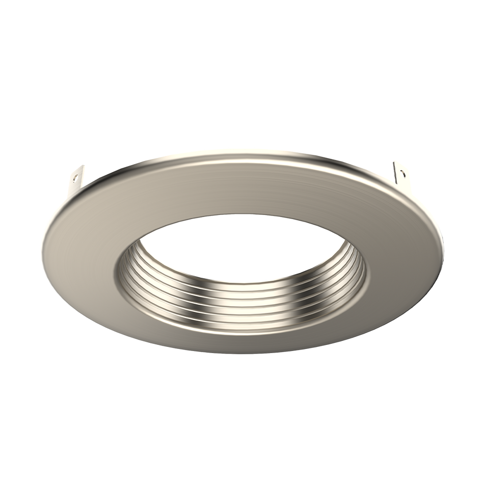 Zeta - 8" Trim for Prime Commercial Downlight — Finish: Brushed Nickel