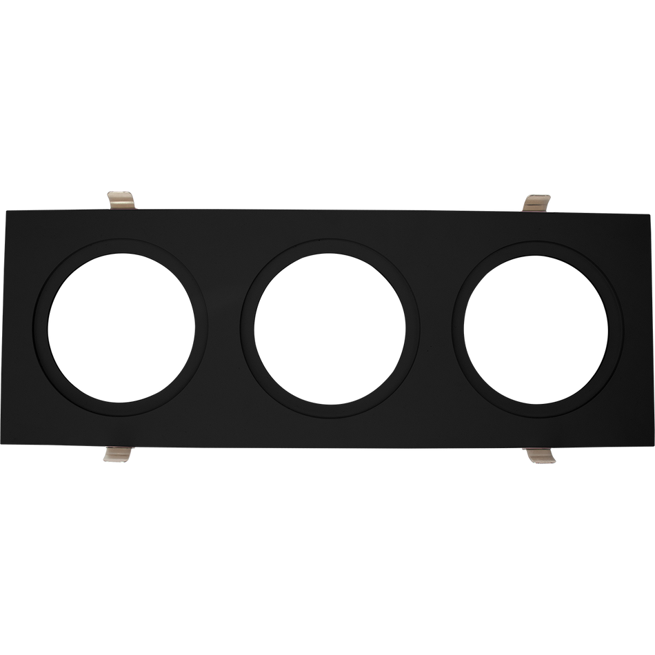 Reno Aura - Multiple Lighting System Plates for three 3.5" Round Regressed Gimbals | RENO-MLP3-35