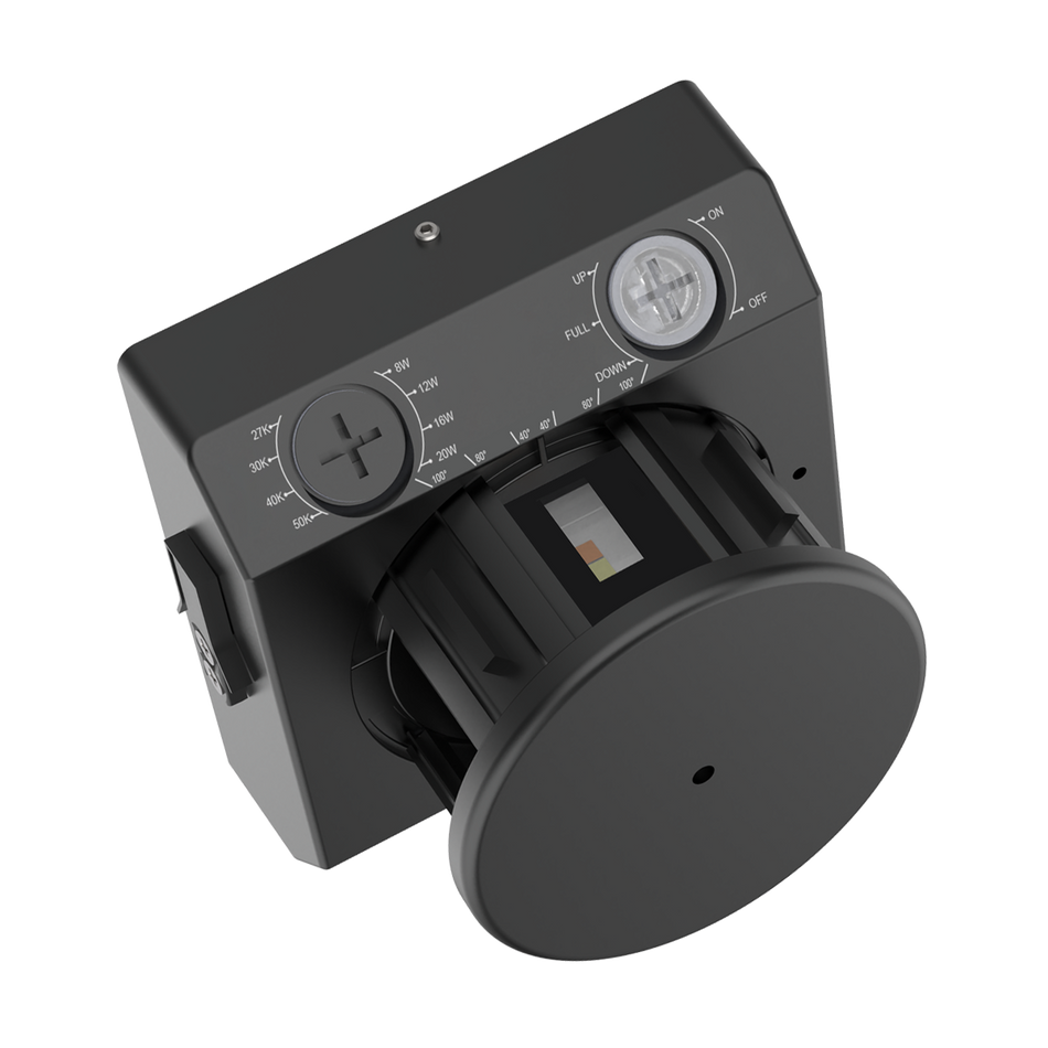 Reno Clair Obscure - Changeable Silhouette Wall Light - Selectable Wattage 8/12/16/20W - Selectable CCT 2700/3000/4000/5000K - 120-347V | RENO-WLCY-MW-DV-MCCT