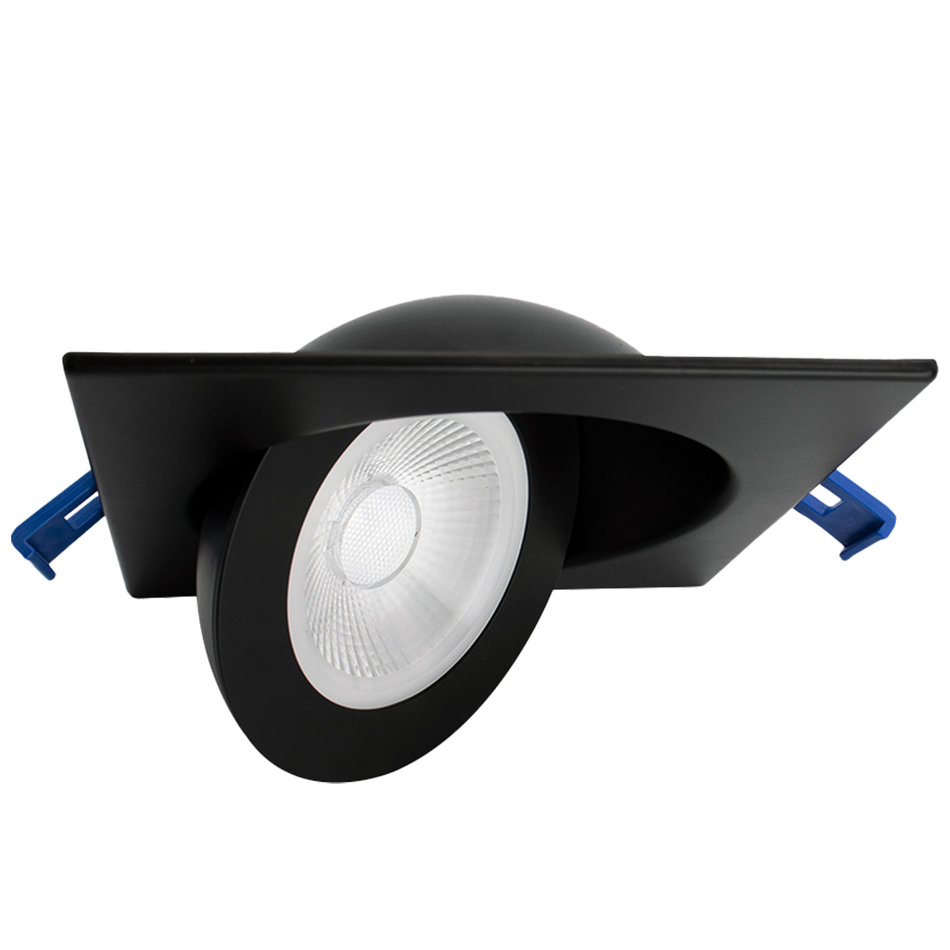 Reno LED Square Floating Gimbal Pot light 4" | RENO-LED-4-S9W-FG-5CCT-XX-SQ | RENO-LED-4-S9W-FG-SQ