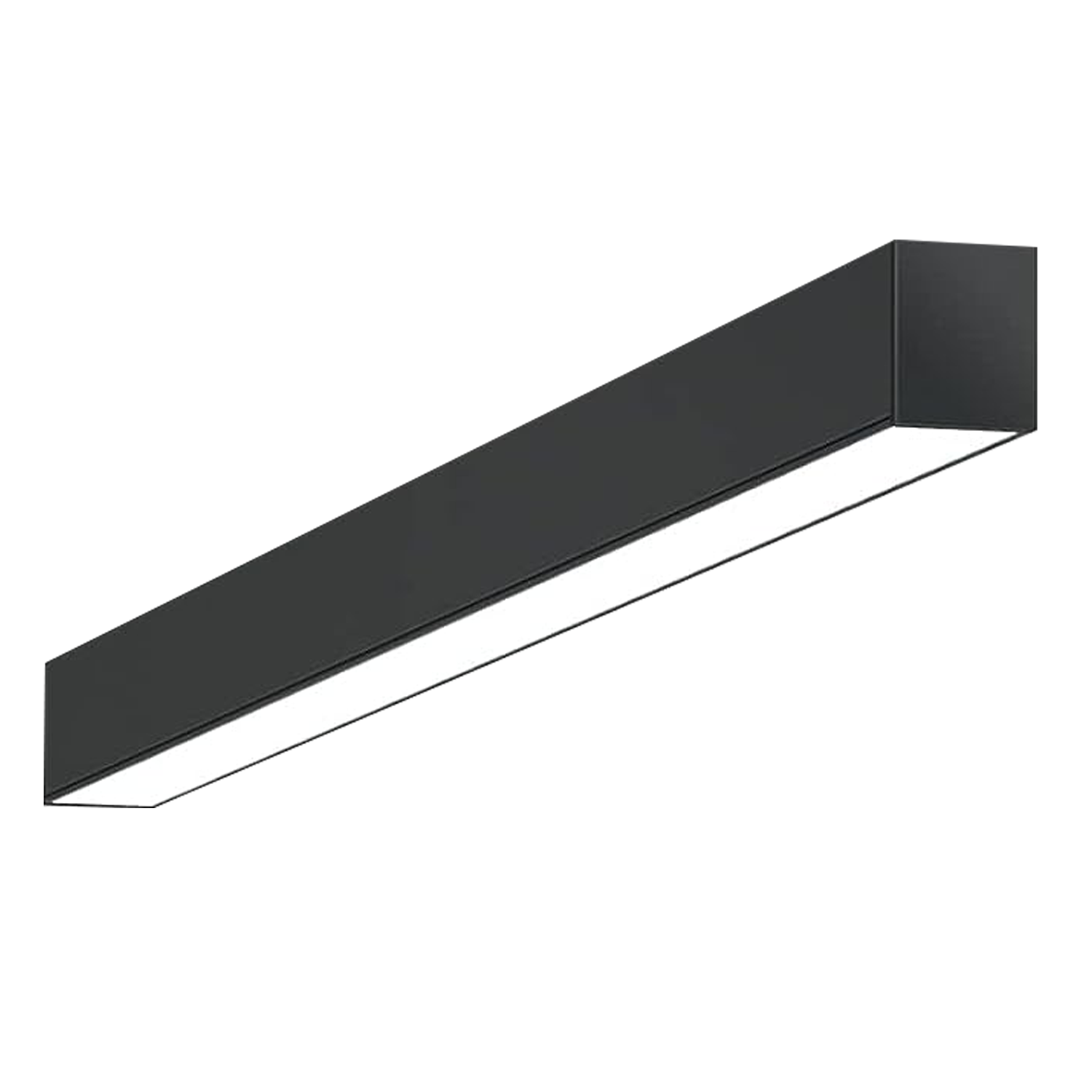 Array - 4FT Architectural Strip Fixture - Selectable Wattage 30/40/50W - Selectable CCT 3000/3500/4000/5000K - 130lm/W - 120-347V — Finish: Black