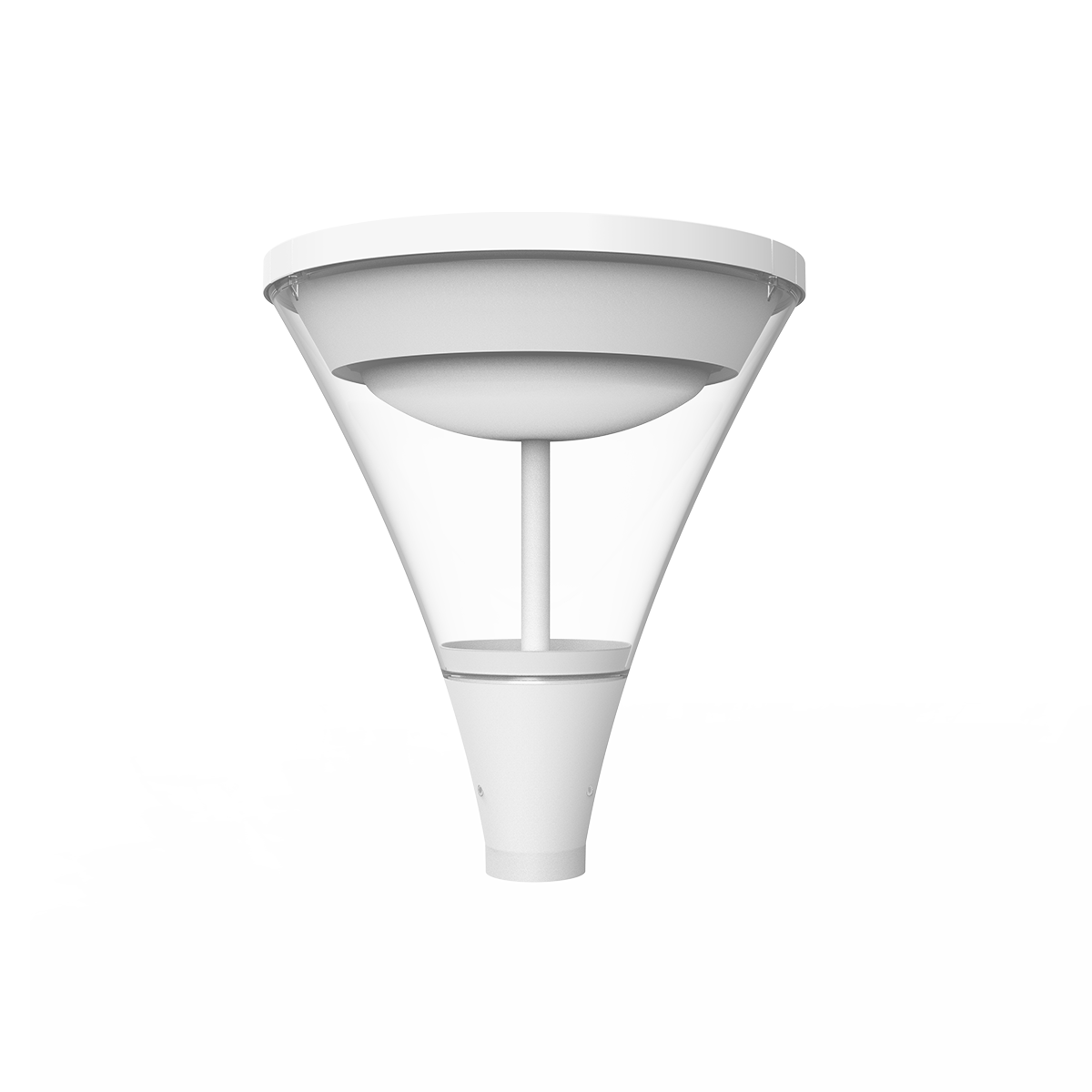 Halo - Urban Post TOP Fixture - Selectable Wattage 18/30/45/60W - Selectable CCT 3000/4000/5000K - 120-347V — Finish: White