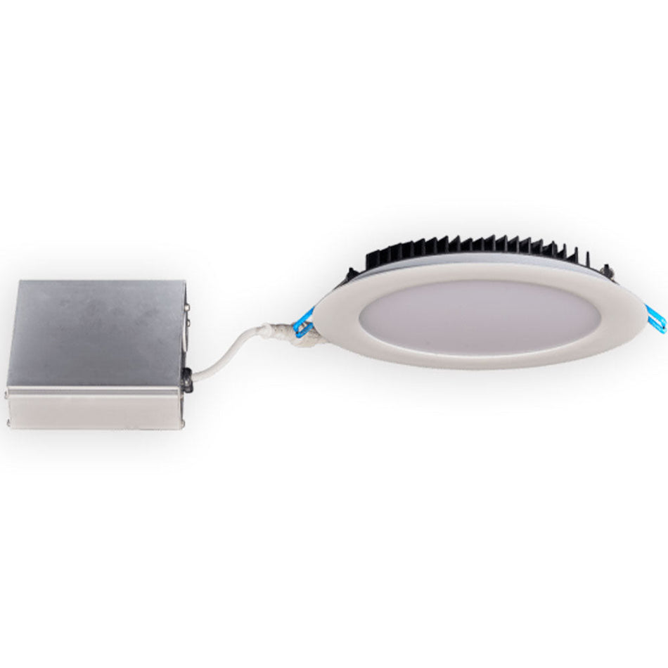 Studio Photography Marketing Image of Lotus LED Lights Product LY61RCD/30K/WH/WET for SimplySecured.ca Shopify