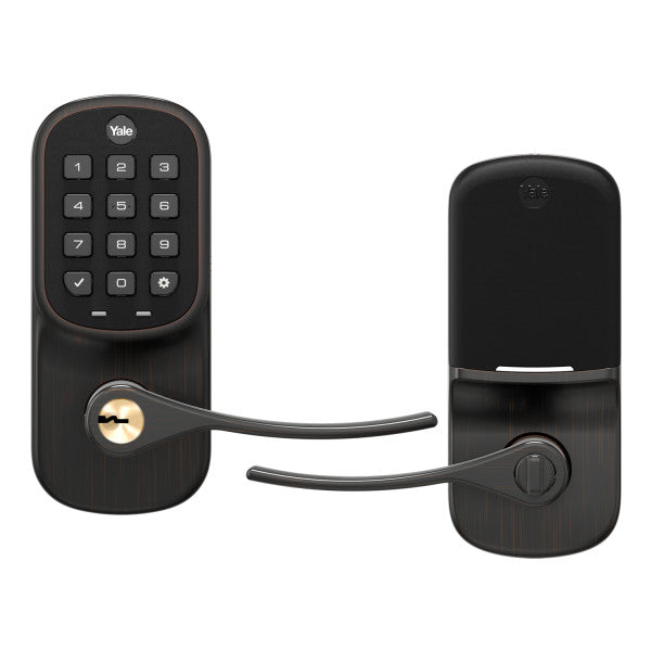 Yale Assure Lever Lock - Push Button - Keyed - Z-Wave Plus | YRL216-ZW2