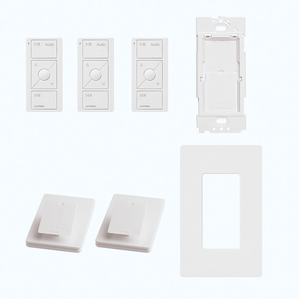 Product Marketing Image of Lutron Product P-BDGPRO-PKG3AWC offered by Simply Secured for customer visibility