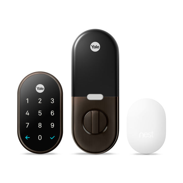 Nest × Yale Lock – Key-Free Touchscreen Deadbolt (Wi-Fi) | RB-YRD540-WV