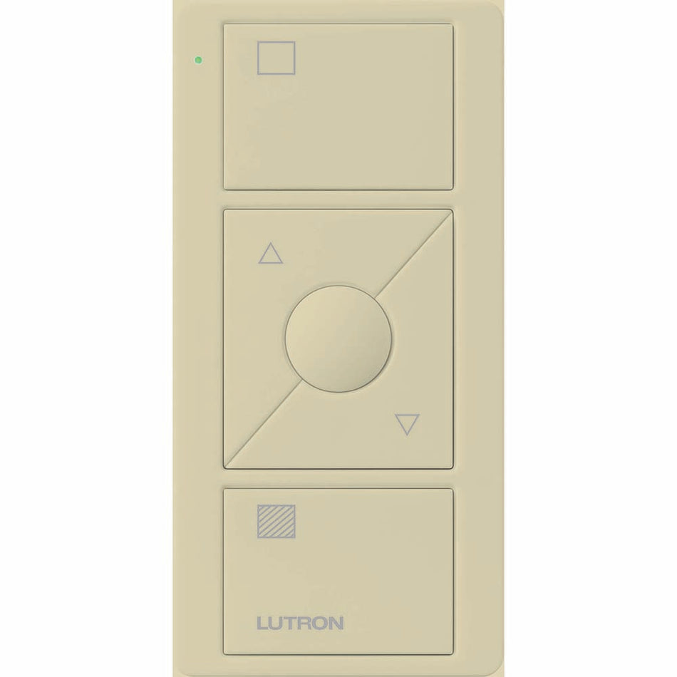 Lutron Pico 3-Button Wireless Remote for Shades - Raise/Lower with Shade Icons | PJ2-3BRL-S01