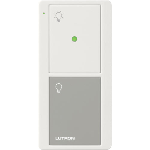 Lutron Pico Wireless Remote with Nightlight - 2-Button Screen Text (Backlit) | PJN-2B-L01