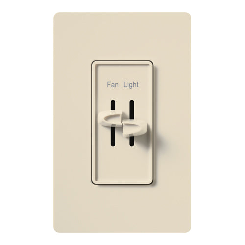 Lutron Skylark Dual Variable Fan/Light Control - 2.5A Fan & 300W Inc/Hal | S2-LFSQ