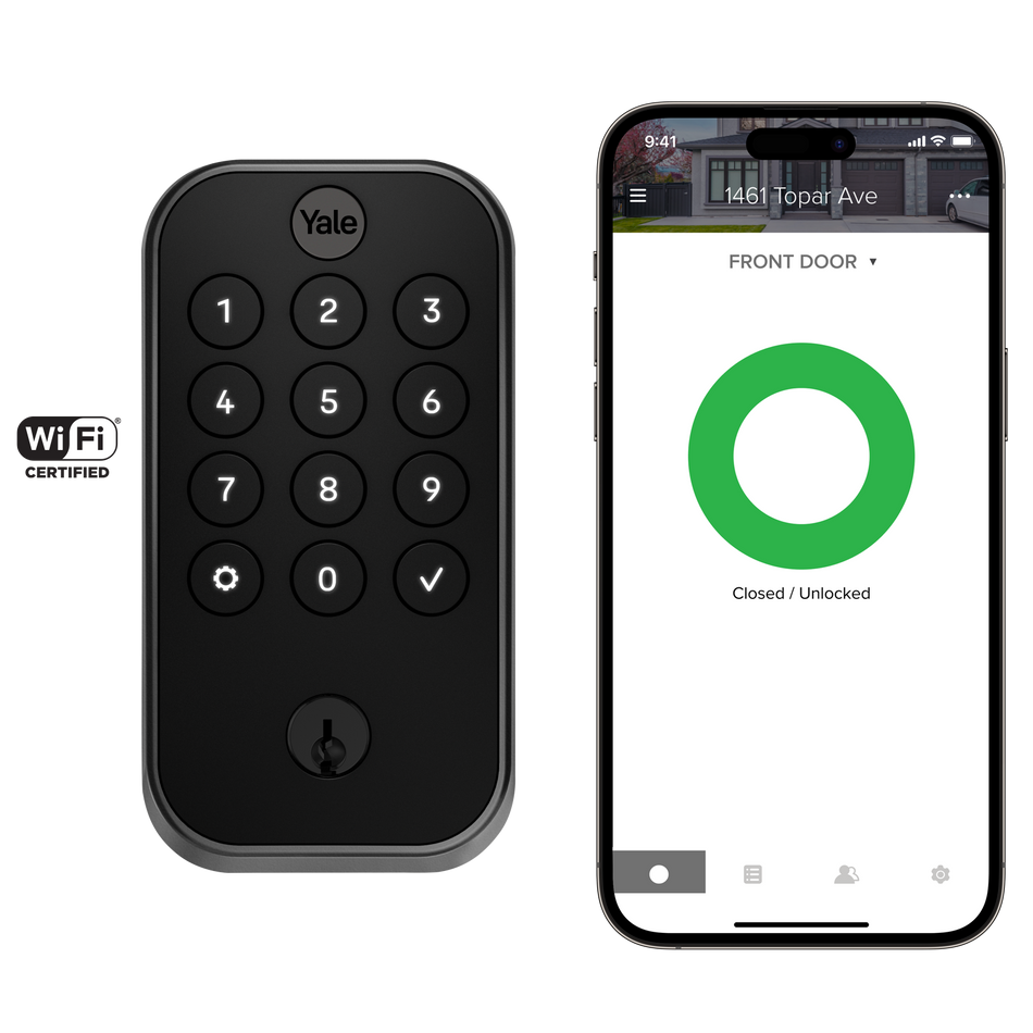 Marketing image of the Yale Assure Lock 2 Keypad Deadbolt – Wi-Fi | YRD410-WF1