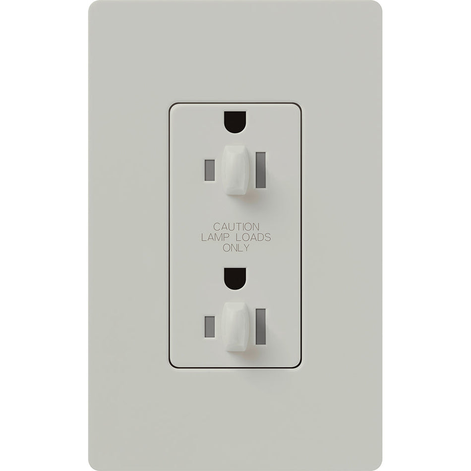 Lutron Dual Dimming Tamper-Resistant Receptacles - Satin Color 15A 120/125V | SCR-15-DDTR-XX