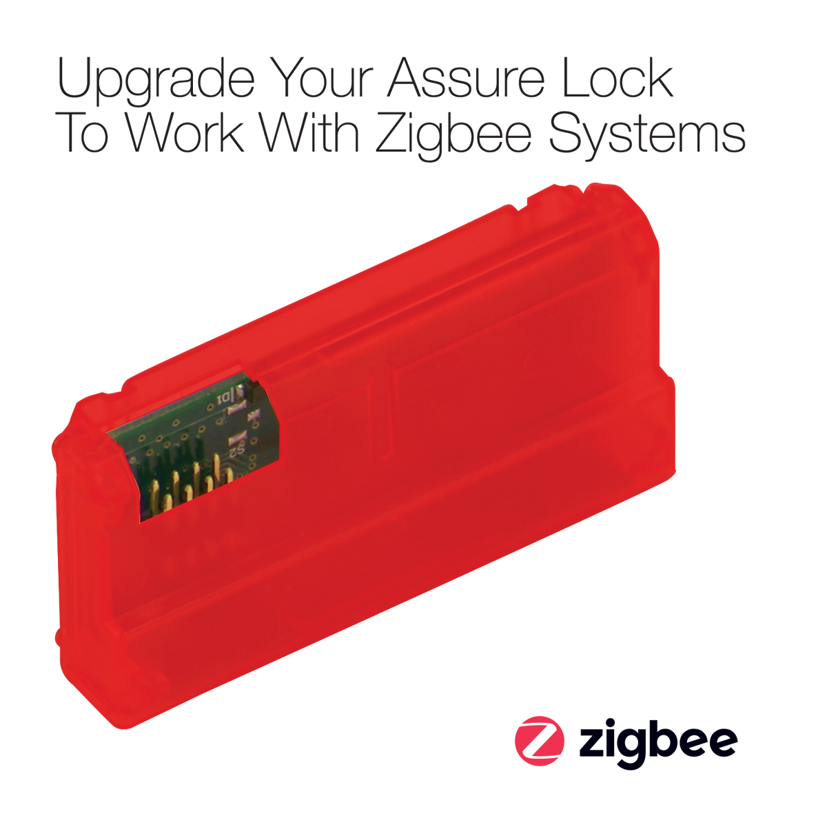Marketing image of the Yale Assure Smart Lock Module – Zigbee | AYR202-ZB