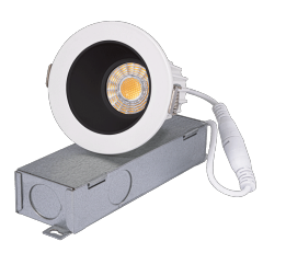 2" Recessed Economy LED Round and Square 8W 3CCT