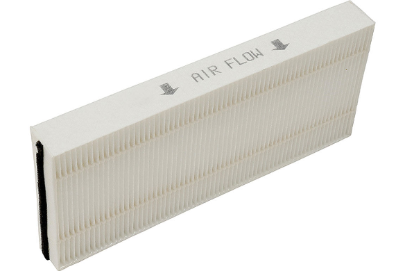 panasonic fv-flhp20ve1 intelli-balance 200 hepa supply air replacement filter on a white background