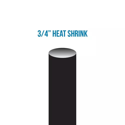 3/4" ID Supplied Bulk Black Heat Shrink With Internal Sealant | CHS3420